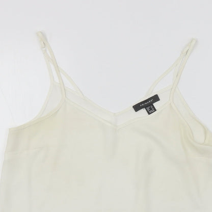 Primark  Womens White   Basic T-Shirt Size 12