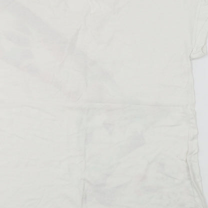 Avon  Womens White   Basic T-Shirt Size 10