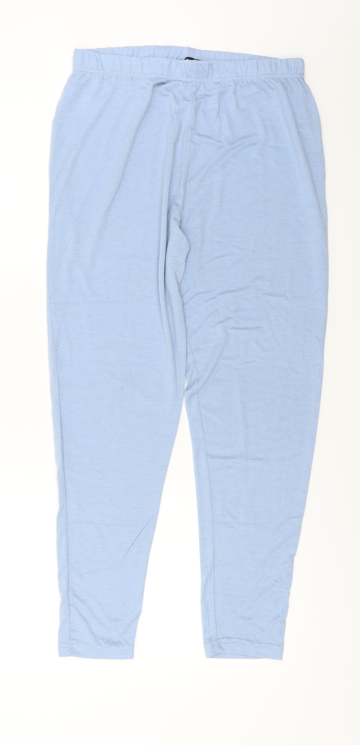 Womens UK Size 12 Boohoo Regular Fit  Blue Trousers