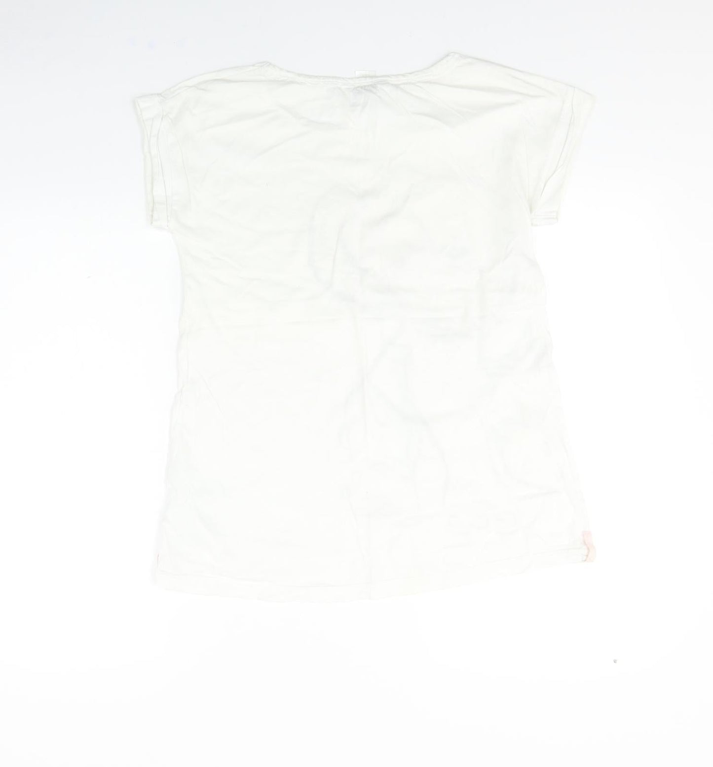 Avon Womens White   Basic T-Shirt Size 12