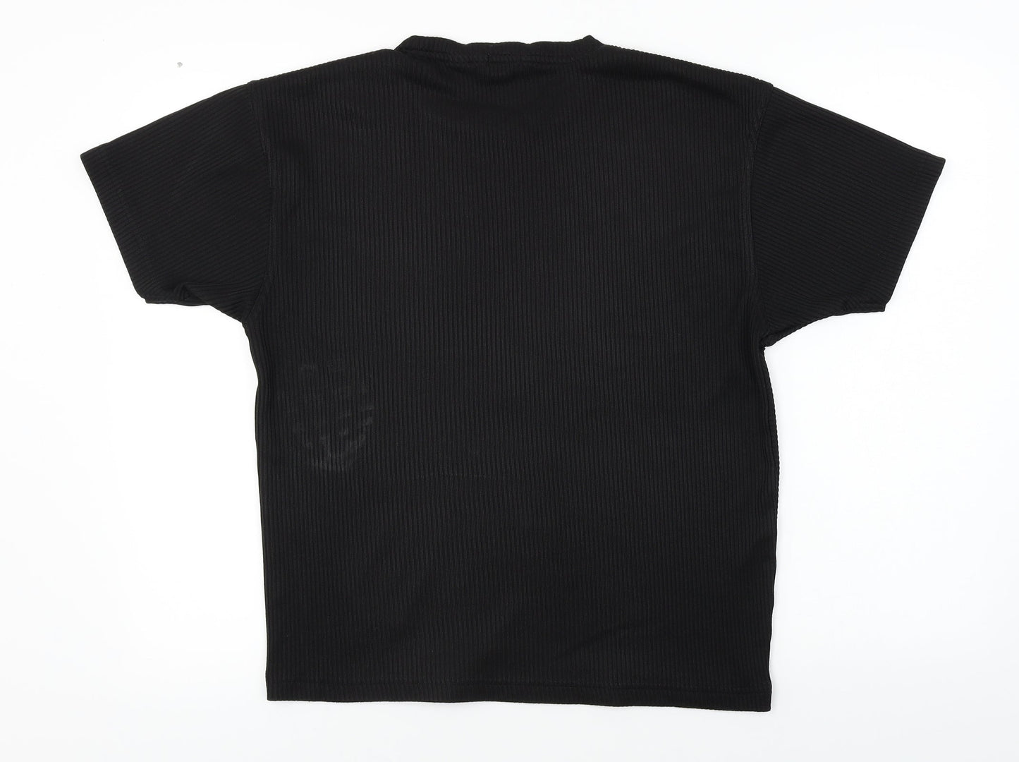 Bruno  Womens Black   Basic T-Shirt Size L