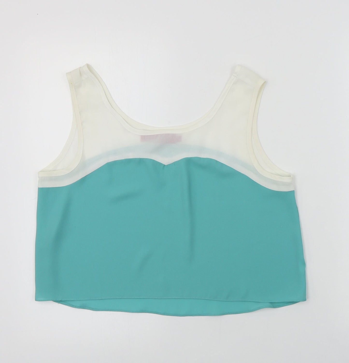 Boohoo  Womens Green   Basic Blouse Size 10