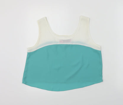 Boohoo  Womens Green   Basic Blouse Size 10