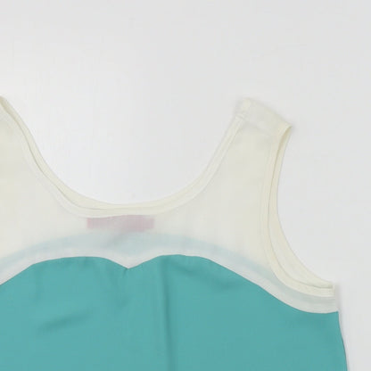 Boohoo  Womens Green   Basic Blouse Size 10