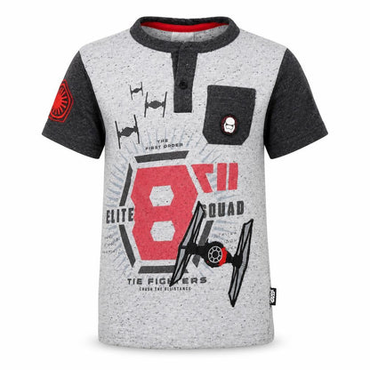 Disney  Boys Grey   Basic T-Shirt Size 7-8 Years