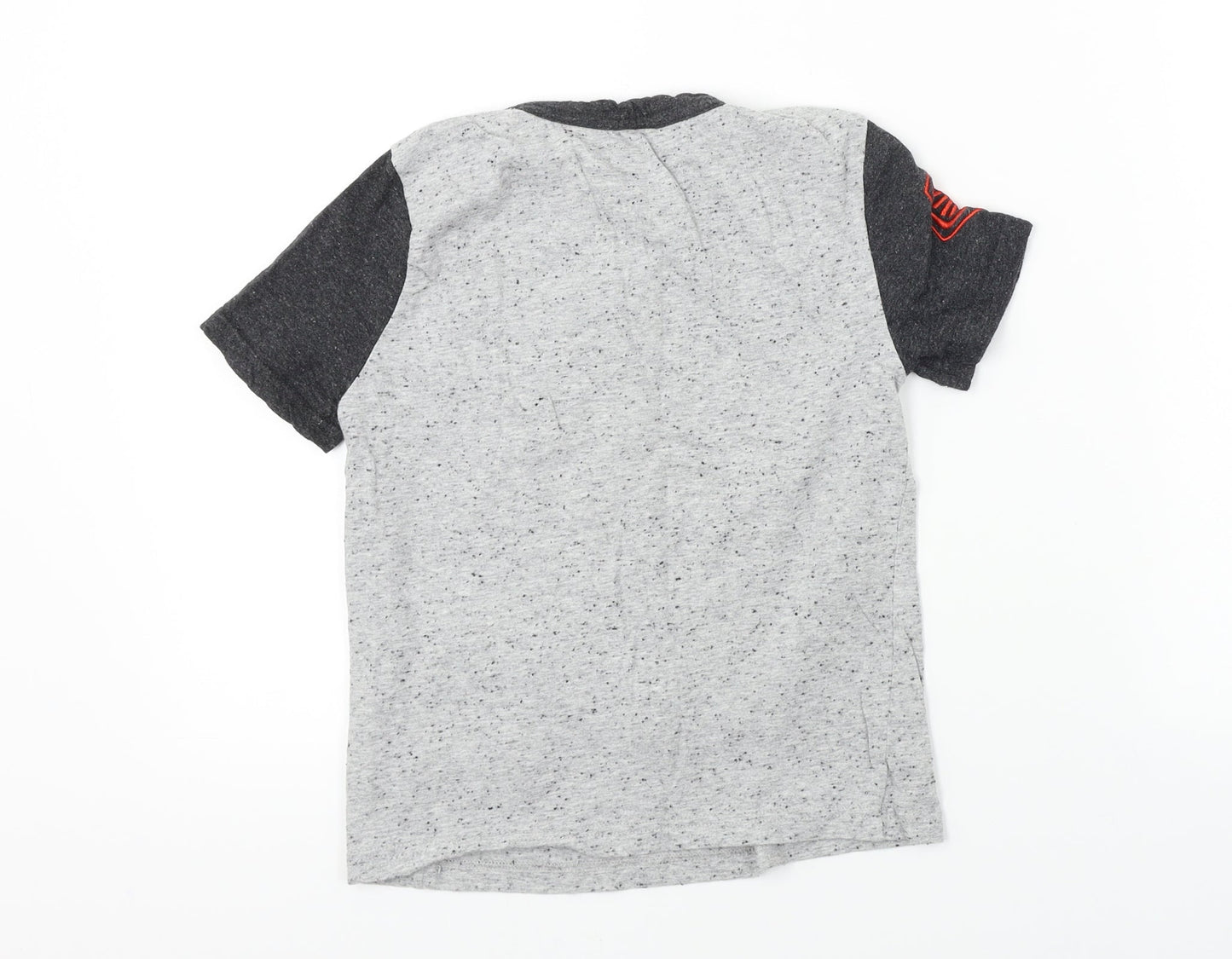 Disney  Boys Grey   Basic T-Shirt Size 7-8 Years