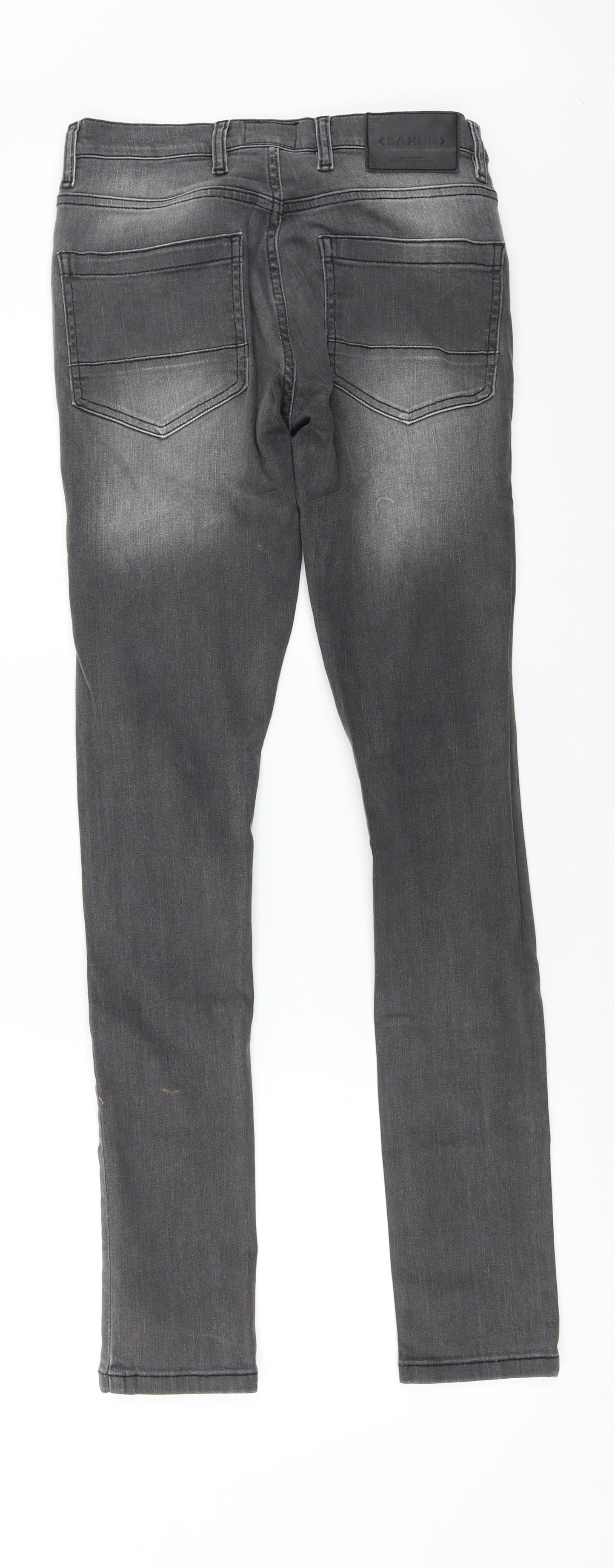 Saxon  Womens Grey   Skinny Jeans Size 28 in L32 in