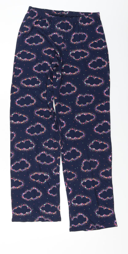 Womens UK Size 10 Marks and Spencer Regular Fit Windbreaker Blue Trousers