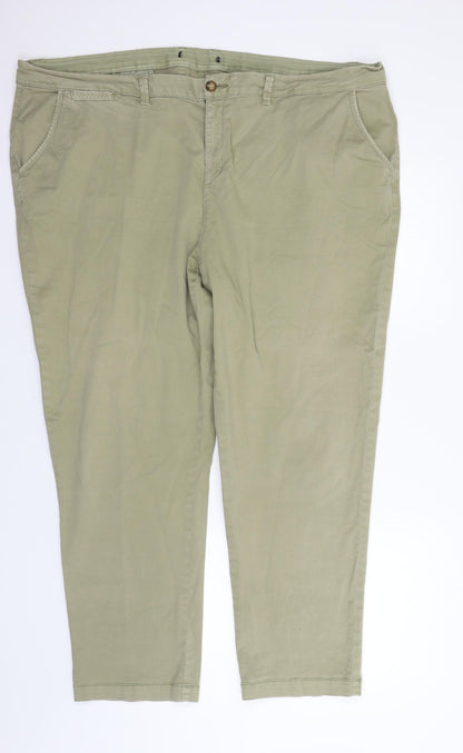 George Mens Beige   Trousers  Size 22 L29 in