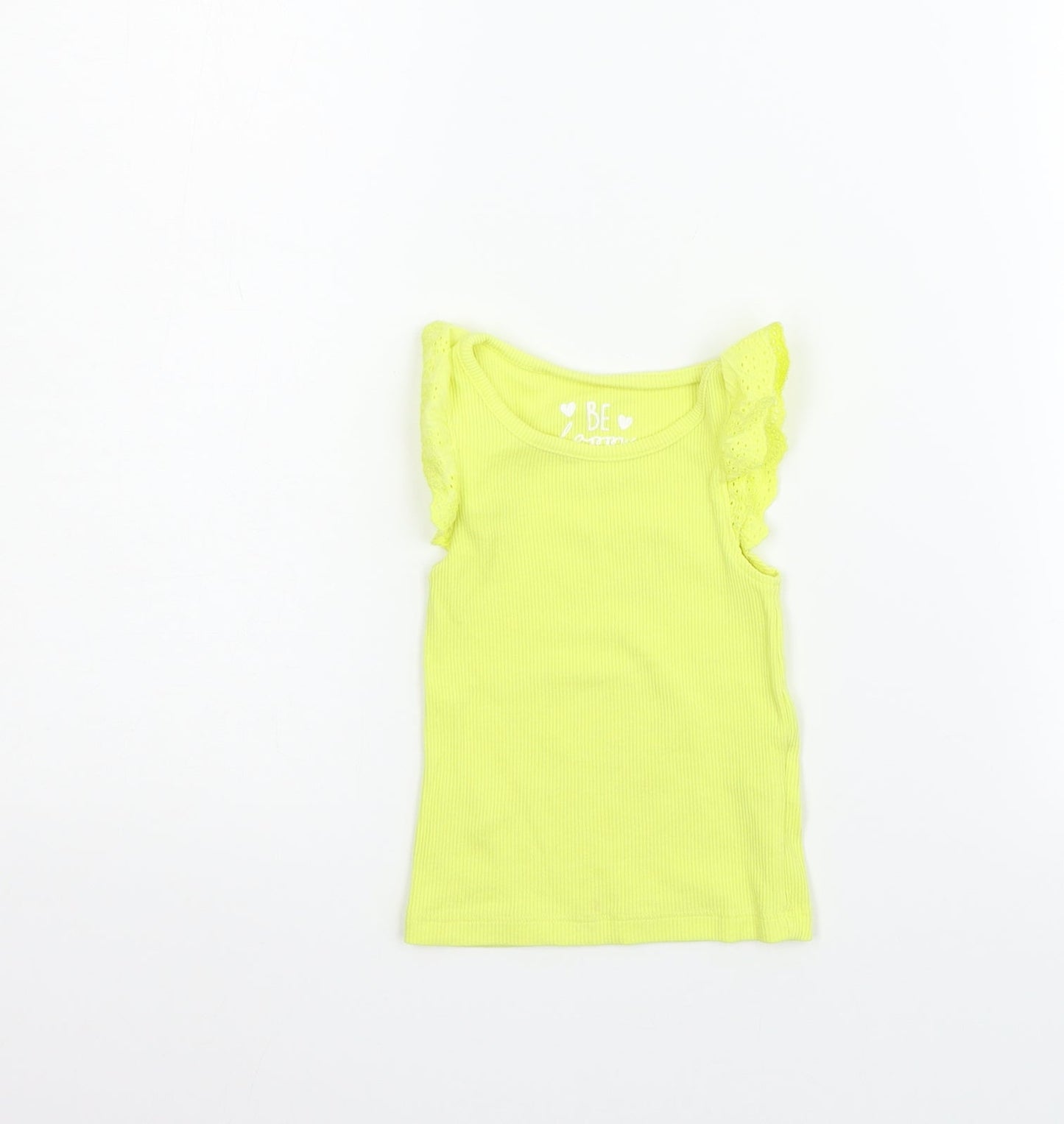 F&F Girls Yellow   Basic Tank Size 12-18 Months