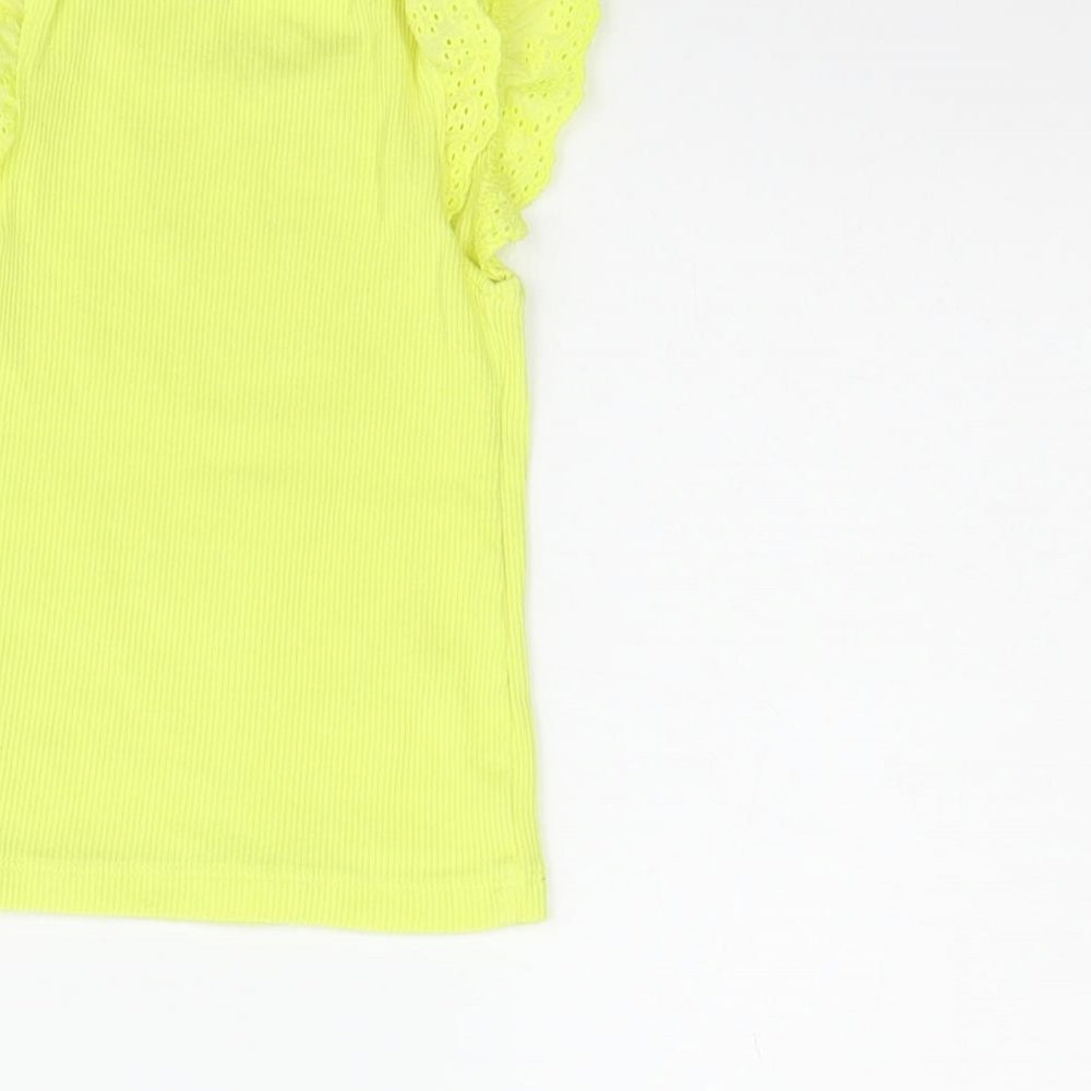 F&F Girls Yellow   Basic Tank Size 12-18 Months