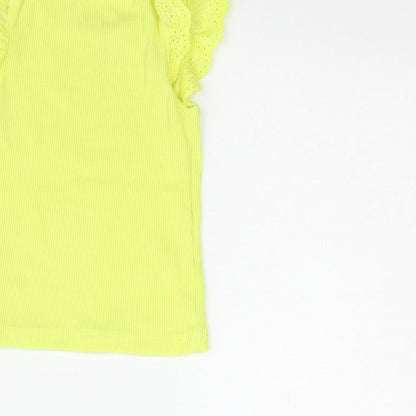 F&F Girls Yellow   Basic Tank Size 12-18 Months