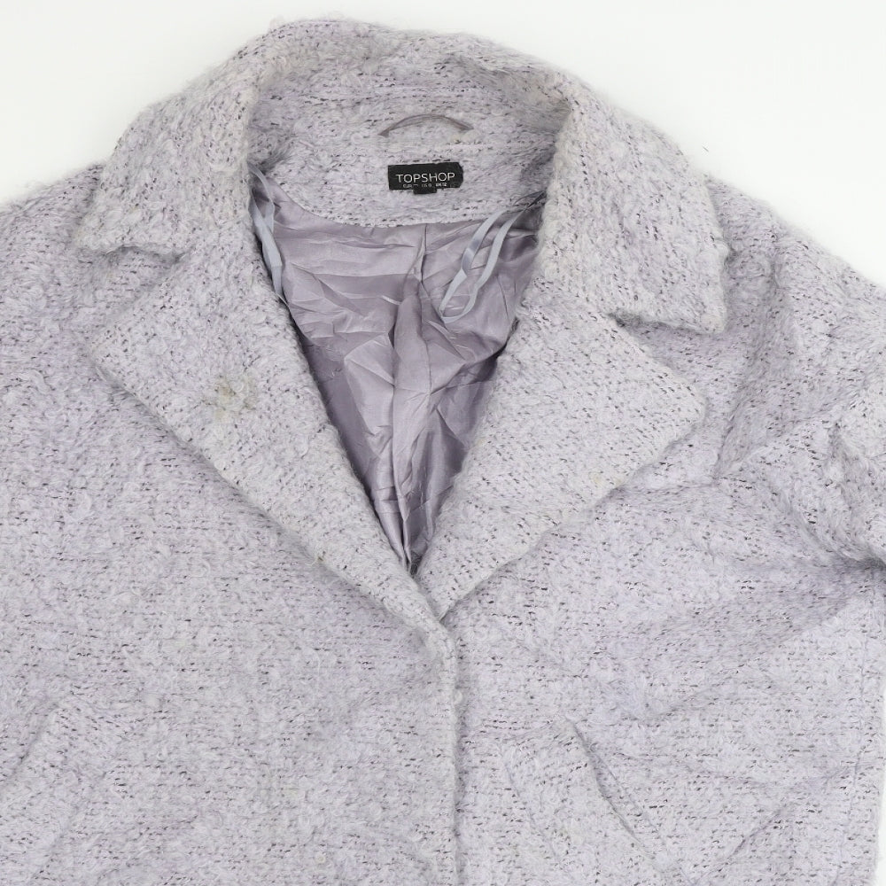 Womens UK Size 12 Topshop Purple Jacket