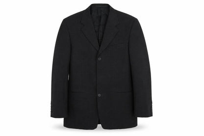 Front view of Roman men’s black jacket blazer, size 38