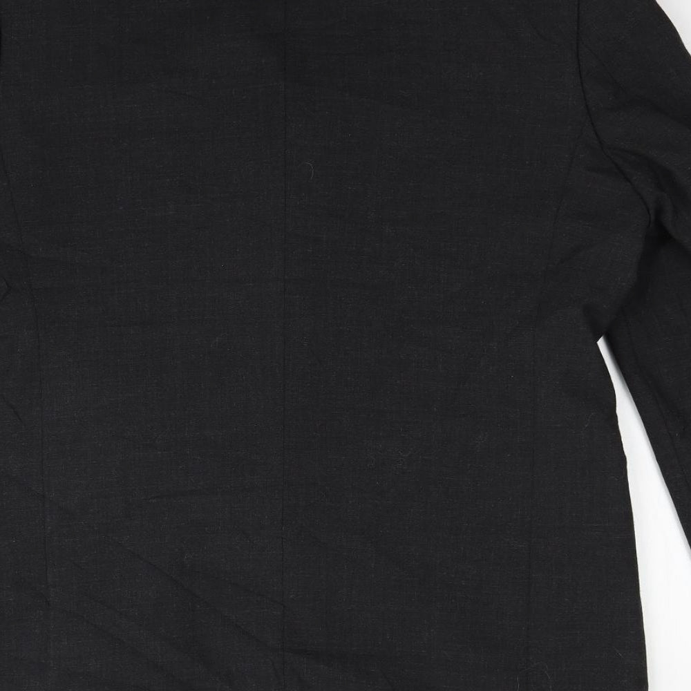 Brand and care label for Roman men’s black jacket blazer, size 38