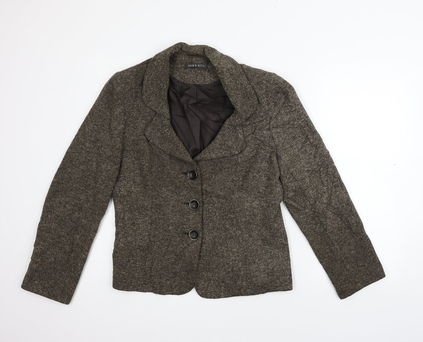 alex &CO Womens Beige   Jacket Coat Size 12