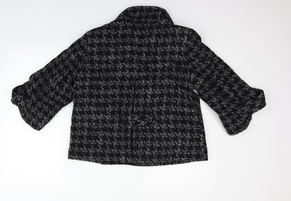 Womens UK Size 14 Preworn Regular Black Blazer