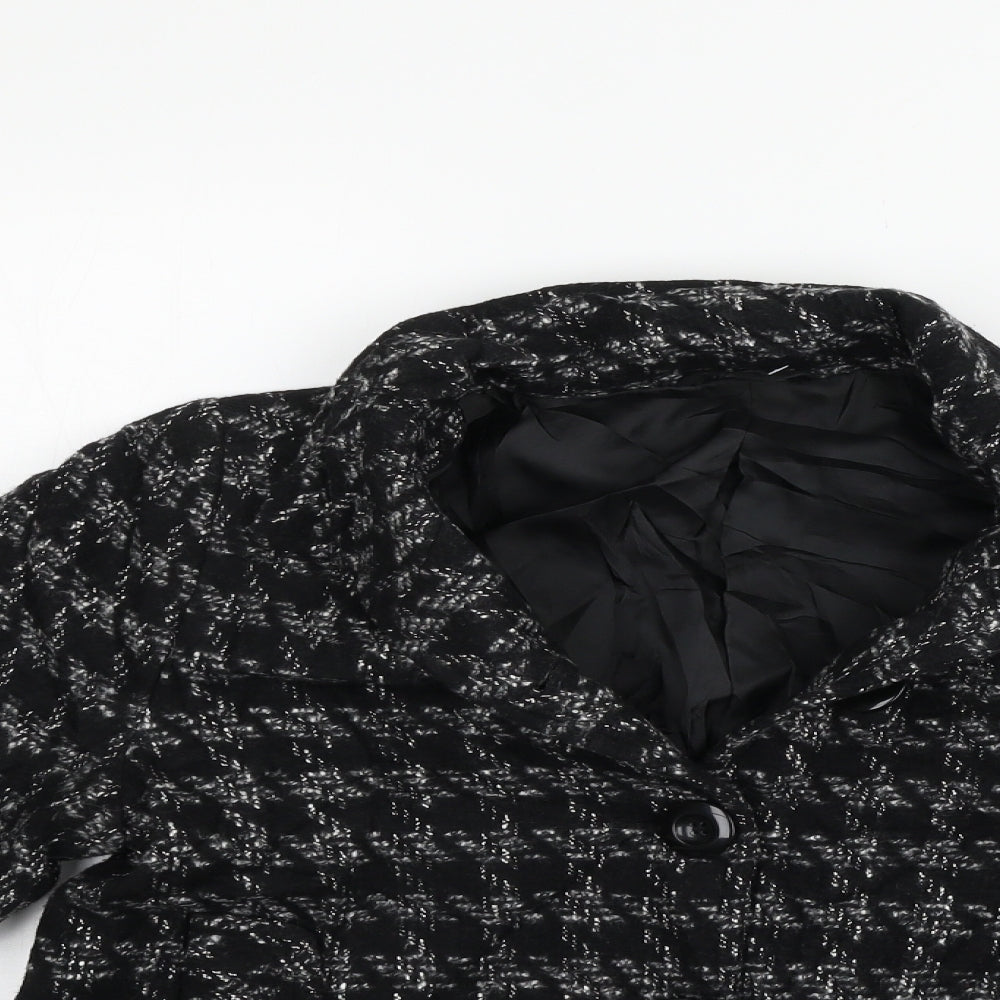 Womens UK Size 14 Preworn Regular Black Blazer