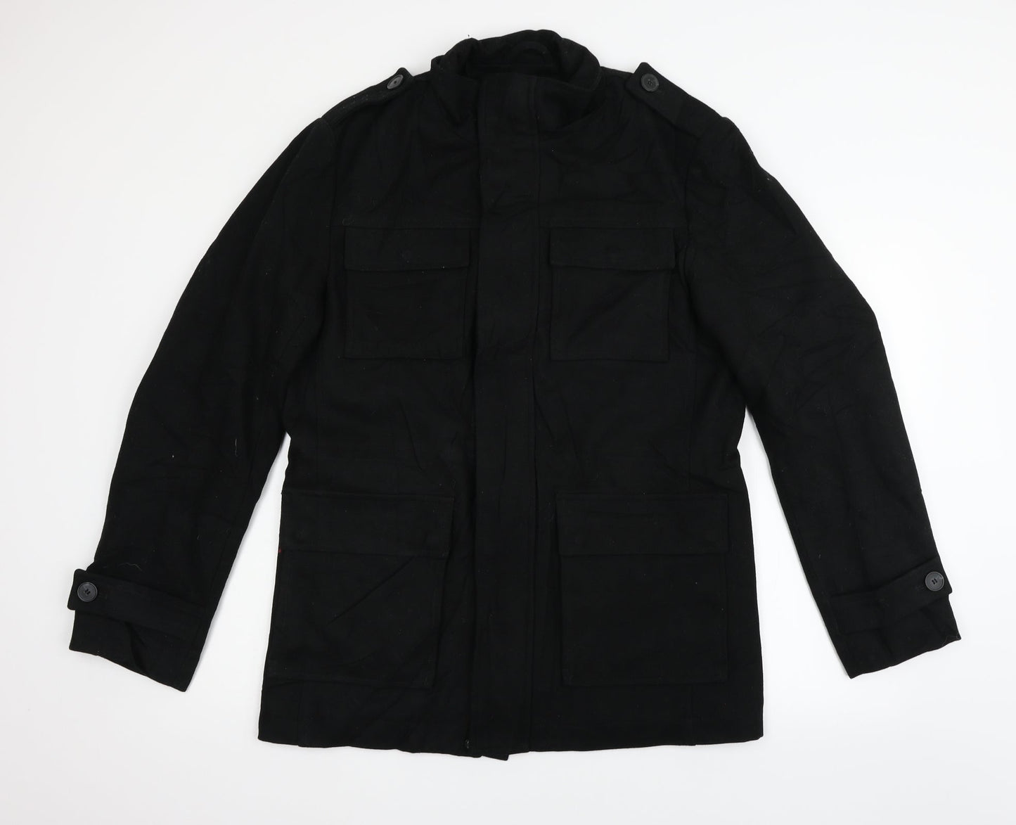 Linea Womens Black   Jacket Coat Size M