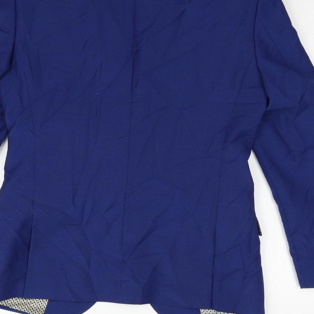 Womens UK Size 36 Preworn Regular Blue Blazer