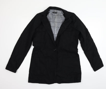 Womens UK Size L VILLA Black Jacket