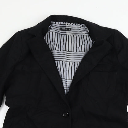 Womens UK Size L VILLA Black Jacket