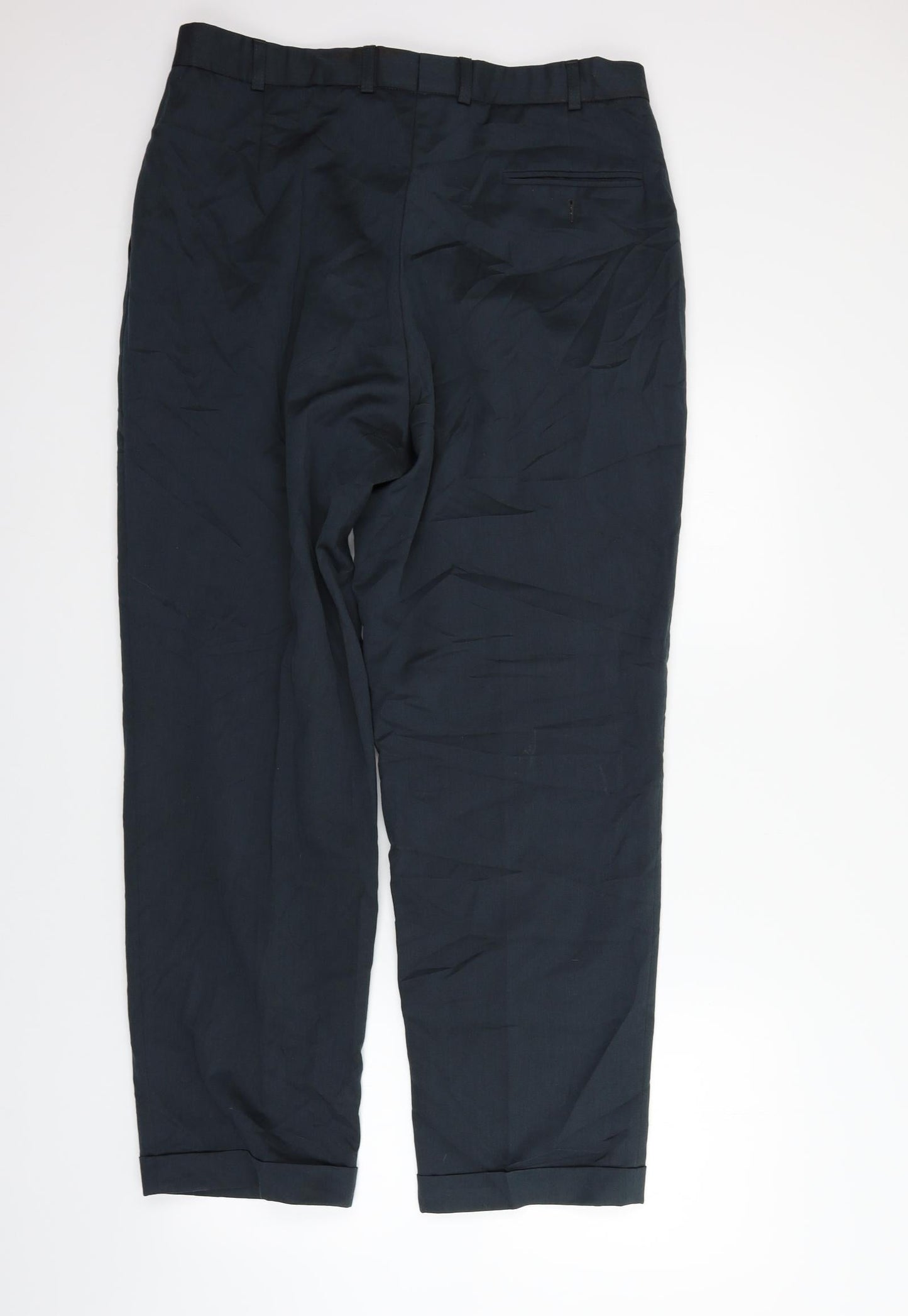 Burton Mens Black   Trousers  Size 36 in L27 in
