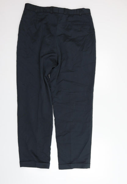 Burton Mens Black   Trousers  Size 36 in L27 in