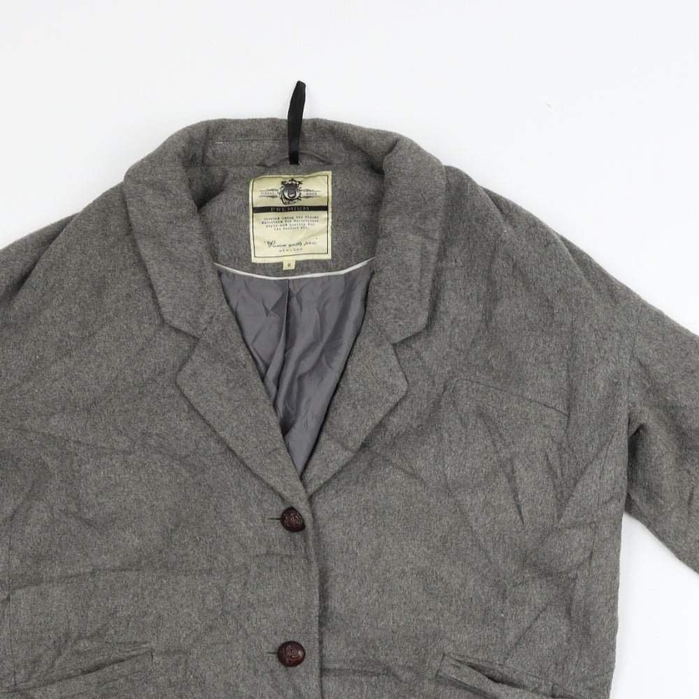 Womens UK Size 8 New Look Grey Gilet