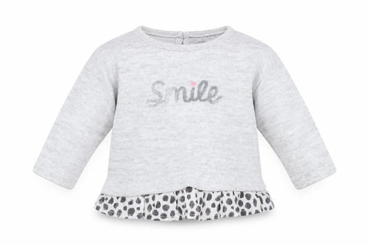 Primark Girls Grey Animal Print  Pullover Jumper Size 0-3 Months