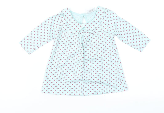 NEXT Girls Green Polka Dot  Fit & Flare  Size 3-6 Months