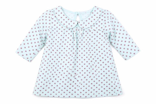 NEXT Girls Green Polka Dot  Fit & Flare  Size 3-6 Months