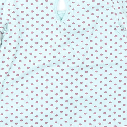 NEXT Girls Green Polka Dot  Fit & Flare  Size 3-6 Months
