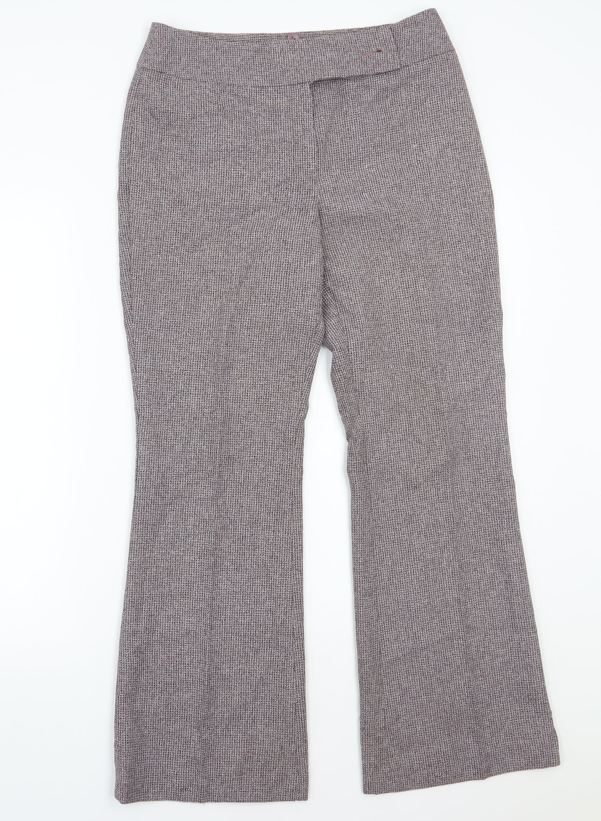 Womens UK Size 10 NEXT Regular Fit  Purple Trousers