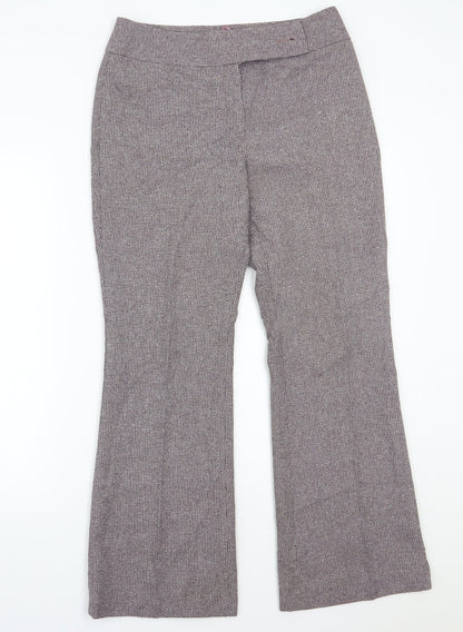 Womens UK Size 10 NEXT Regular Fit  Purple Trousers