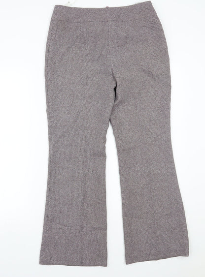 Womens UK Size 10 NEXT Regular Fit  Purple Trousers