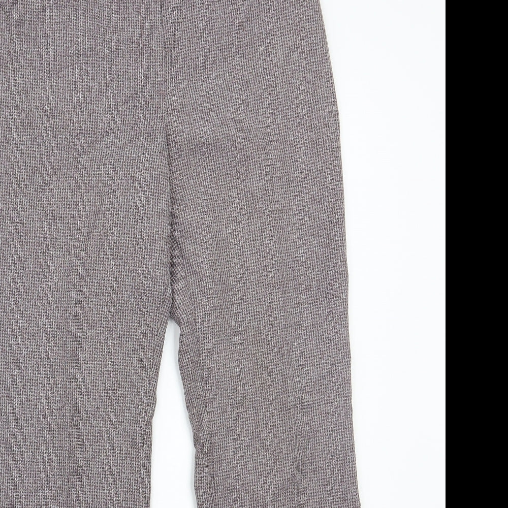 Womens UK Size 10 NEXT Regular Fit  Purple Trousers