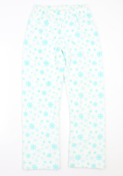 Preworn Womens White  Rayon Babydoll Pyjama Pants Size S