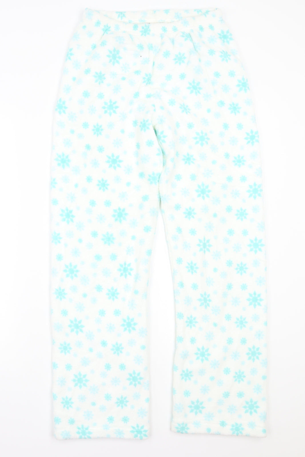 Preworn Womens White  Rayon Babydoll Pyjama Pants Size S