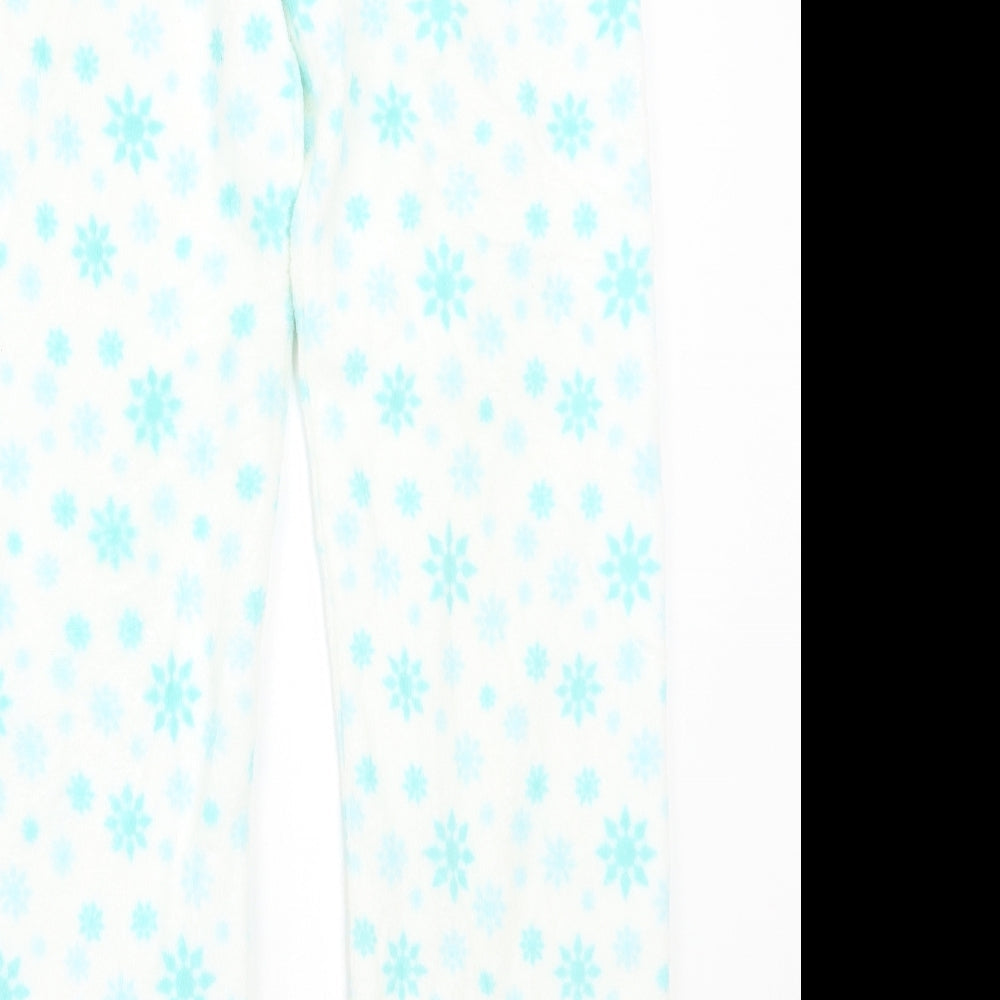 Preworn Womens White  Rayon Babydoll Pyjama Pants Size S