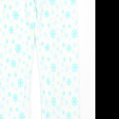 Preworn Womens White  Rayon Babydoll Pyjama Pants Size S