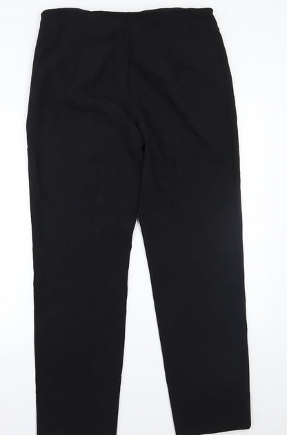 Womens UK Size 14 Marks and Spencer Regular Fit  Black Trousers