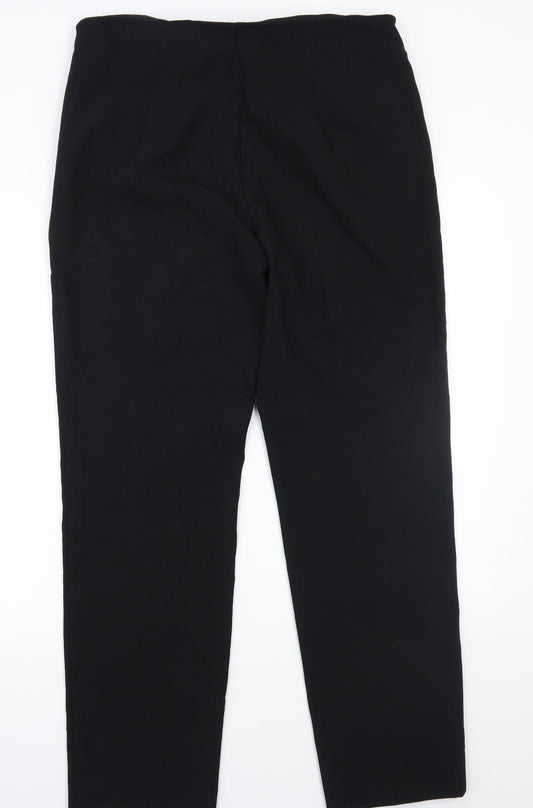 Womens UK Size 14 Marks and Spencer Regular Fit  Black Trousers