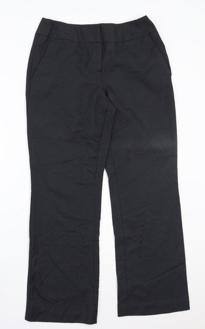 Womens UK Size 10 Papaya Regular Fit  Black Trousers