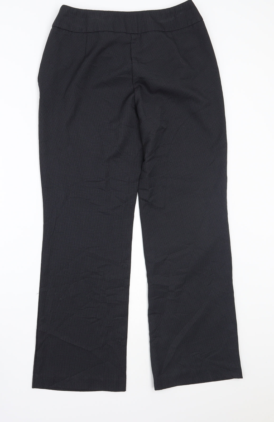 Womens UK Size 10 Papaya Regular Fit  Black Trousers