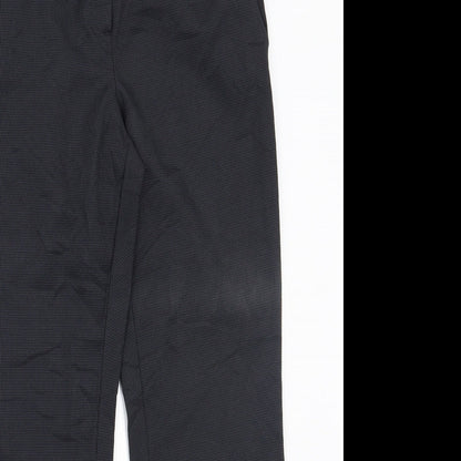 Womens UK Size 10 Papaya Regular Fit  Black Trousers