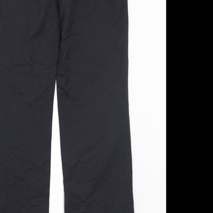 Womens UK Size 10 Papaya Regular Fit  Black Trousers