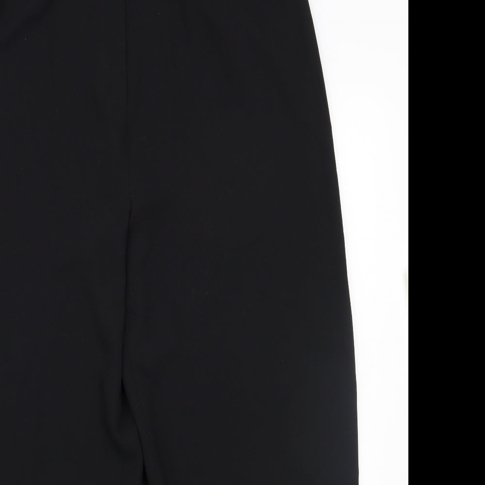Official Womens Black   Trousers  Size 18 L29 in