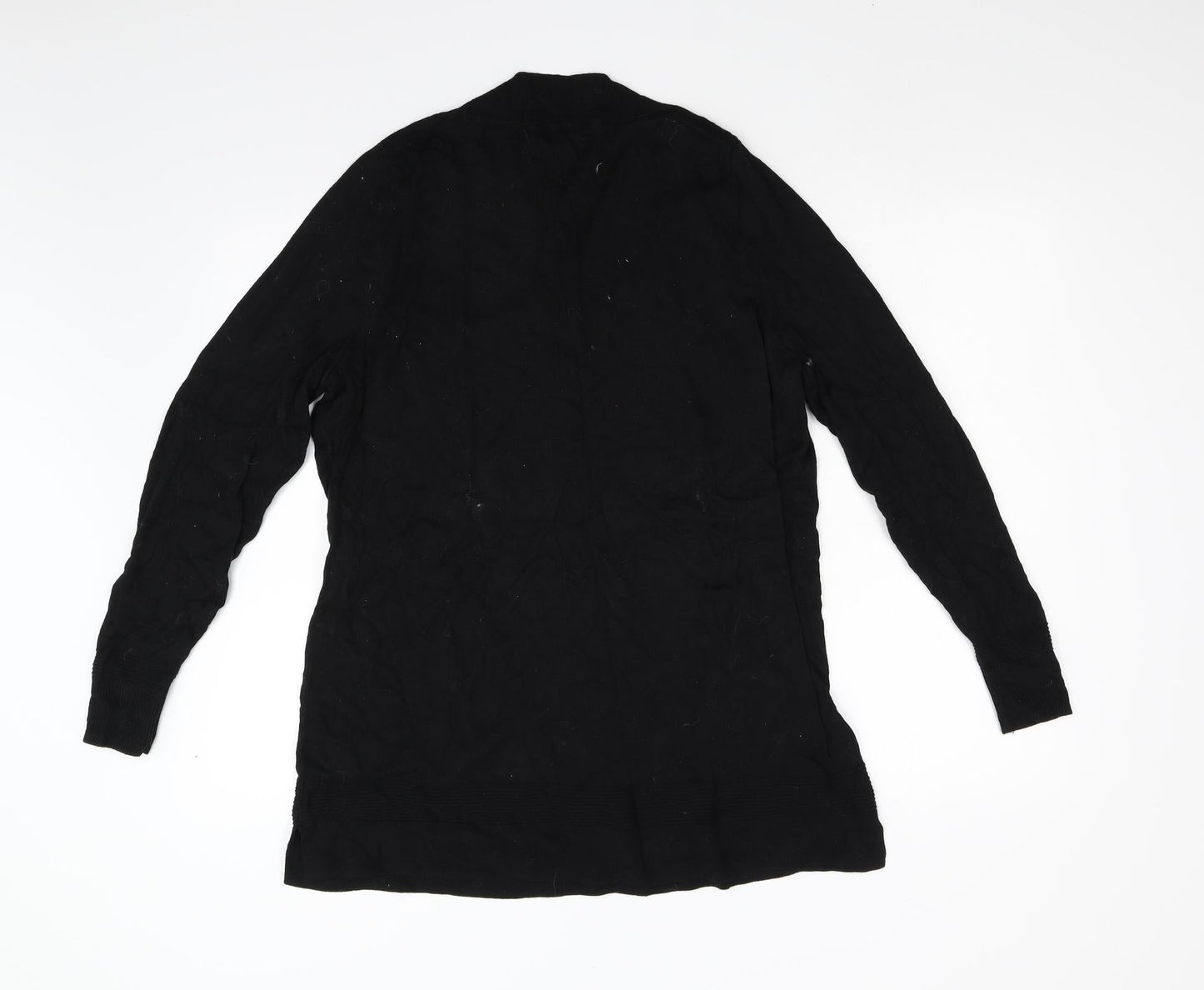 Evans Womens Black  Knit Pullover Jumper Size 14