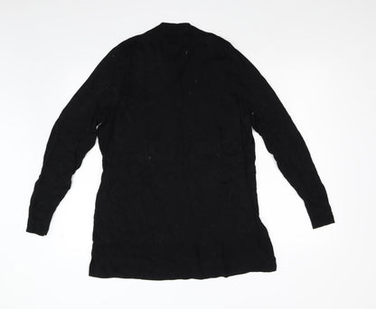 Evans Womens Black  Knit Pullover Jumper Size 14